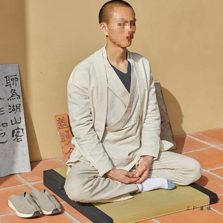 上席单盘散盘天然椰棕打坐垫禅修垫家用静坐禅垫冥想专用蒲团加厚