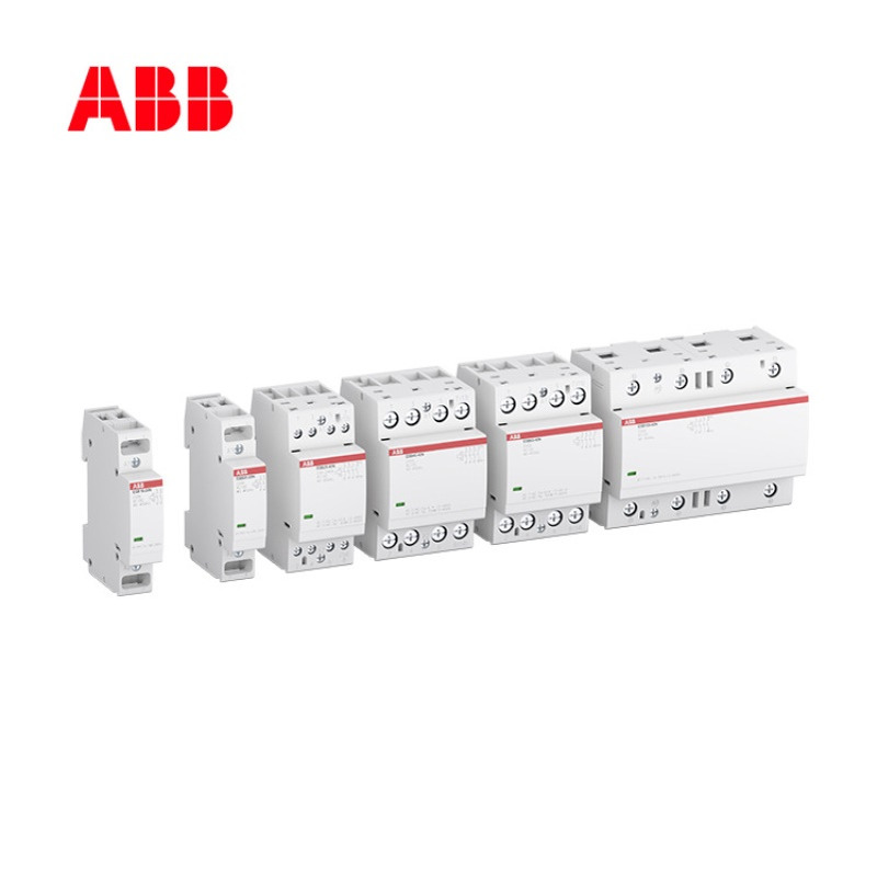 ABB接触器ESB系列模块化DIN导轨230V2P二极25A建筑用ESB25-20N-06
