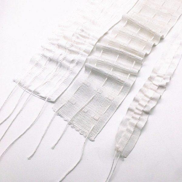 窗帘窗幔抽带交叉布带窗饰辅料配件单钩S钩挂钩带四线三线白布带,居家布艺,无纺布,淘宝优惠券,粉丝福利购,淘宝优惠卷