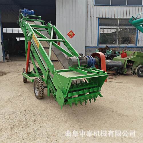 横向机可移动羊大型青储挖草机DLV牛场干湿两用草切下料草窖池下