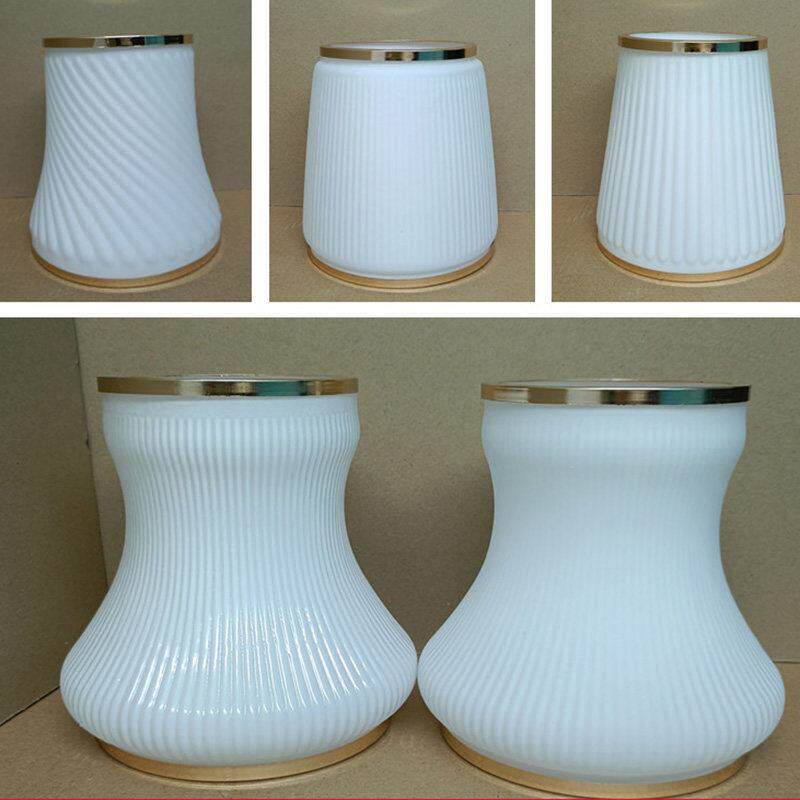 灯具配件E14螺口欧式客厅吊灯灯罩壁灯卧室床头台灯磨砂.光面外壳