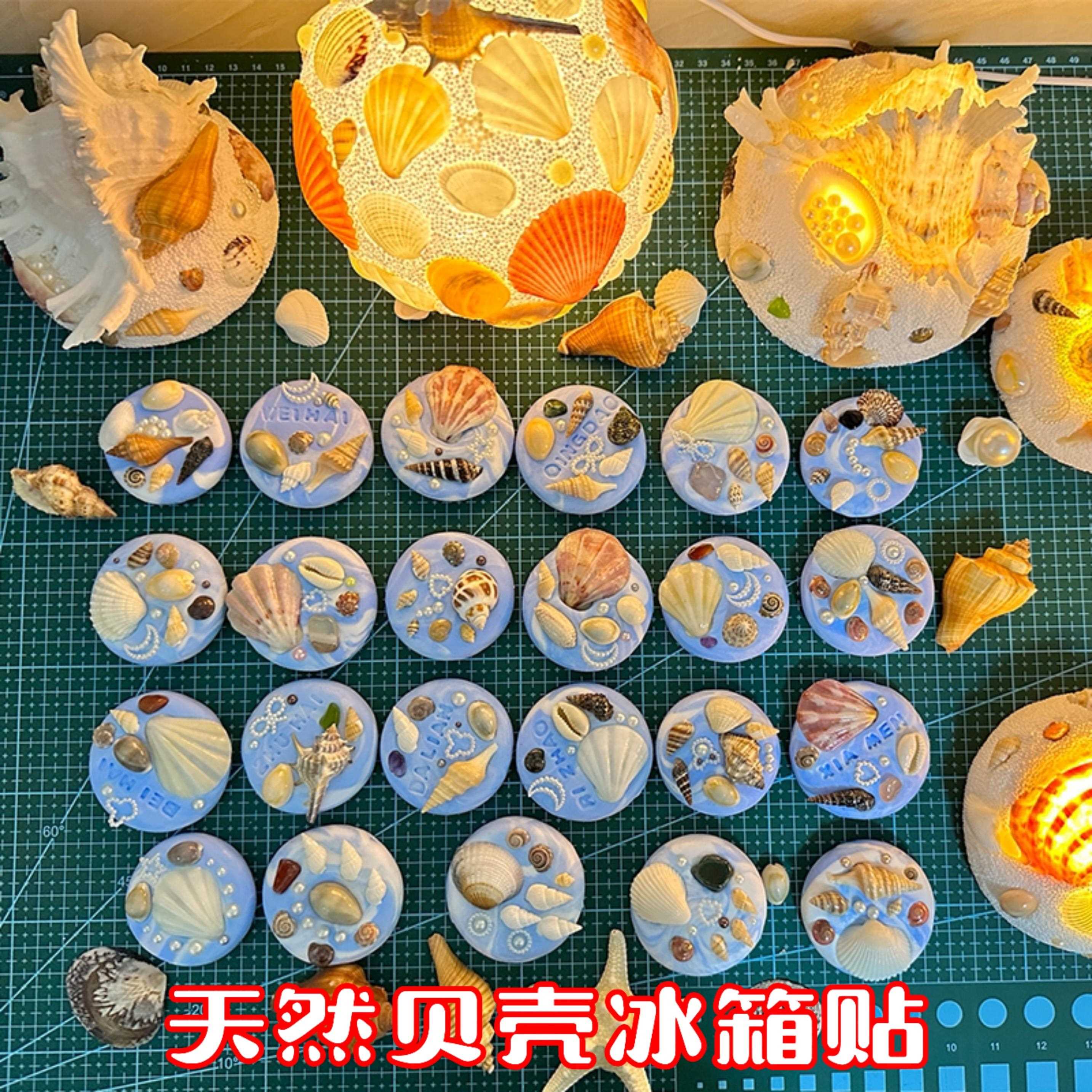 海螺贝壳冰箱贴文创海边旅游纪念品定制大连海南三亚威海青岛珠海