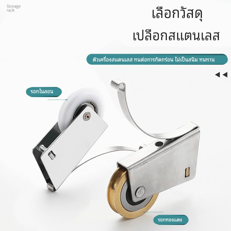 推拉门滑轮特厚不锈钢滑轮浴室卫生间隔断推拉移门下轮子凹凸轮子