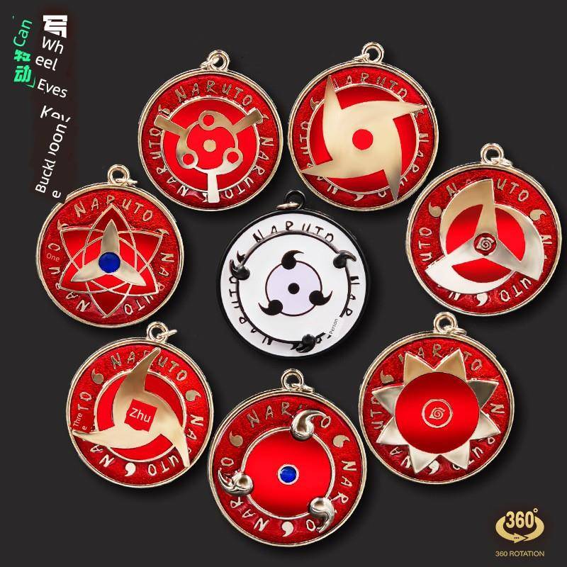 鸣人可旋转周边钥匙炼内叶佐助Itachi万花筒书写轮眼卡卡西与土壤