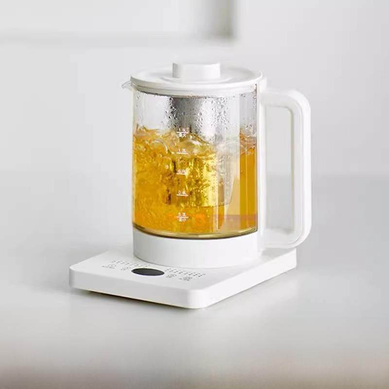 olayks立时梨花壶养生壶小型办公室多功能家用玻璃烧水壶花茶煮茶