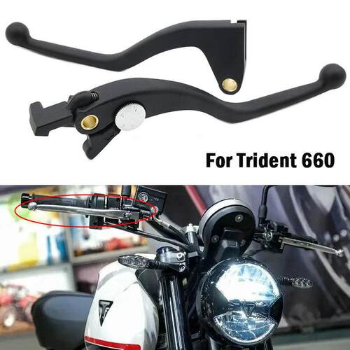 适用凯旋三叉戟Trident660改装刹车牛角新款离合手把拉杆配件