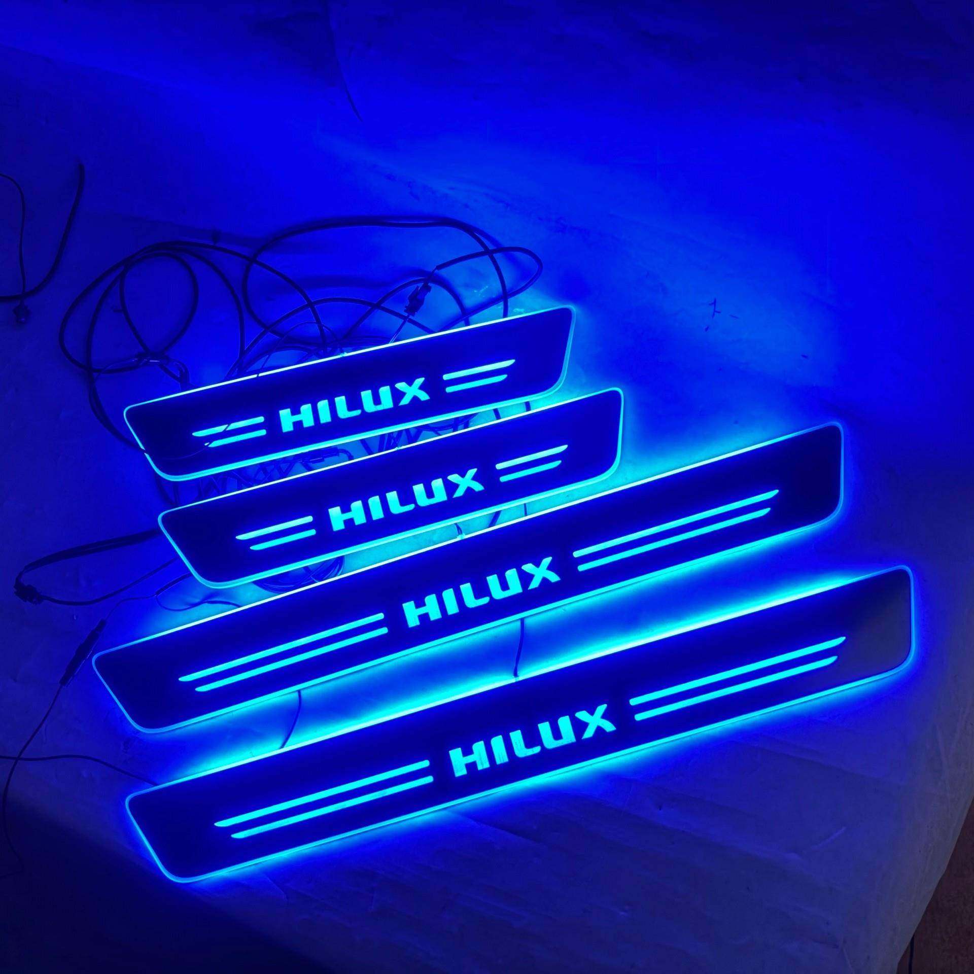 4片适用于HILUX流光幻彩门槛条Hilux带LED灯迎宾踏板,节庆用品/礼品,新娘配件,淘宝优惠券,粉丝福利购,淘宝优惠卷