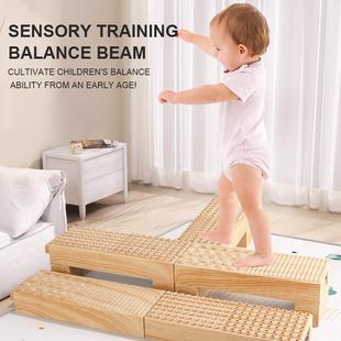 平衡触觉板感统训练器材幼儿园脚踩平衡木早教儿童独木桥工厂