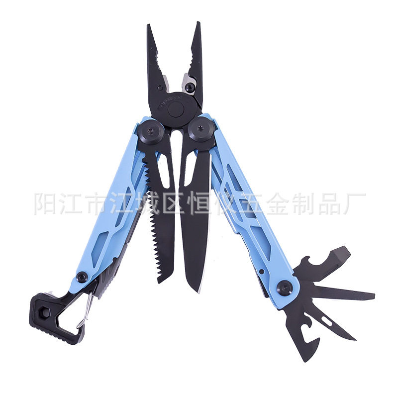 多功能刀钳带安全扣发黑配件多功能组合工具钳子户外工具刀钳新