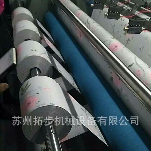 直销拓步机械电热切割条机抽纱割布条机安丘家纺分切设备