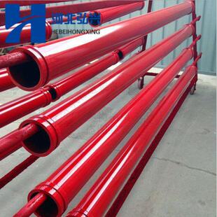 混凝土输送泵管无缝地泵直管DN125高低压耐磨泵管