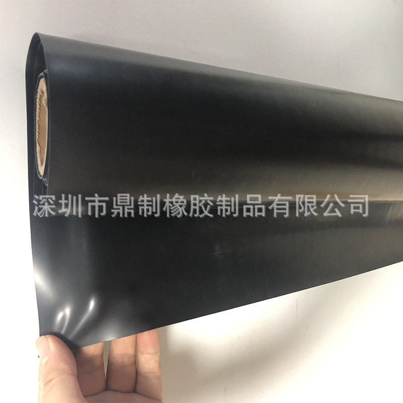 黑色乳胶片制衣乳胶面料卷材高弹力膜拉伸效果好可批发零售