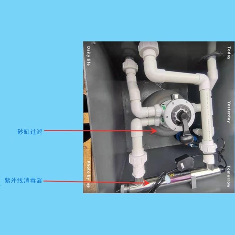 雨水收集地埋一体机紫外线消毒器蓄水池砂缸过滤设备生产