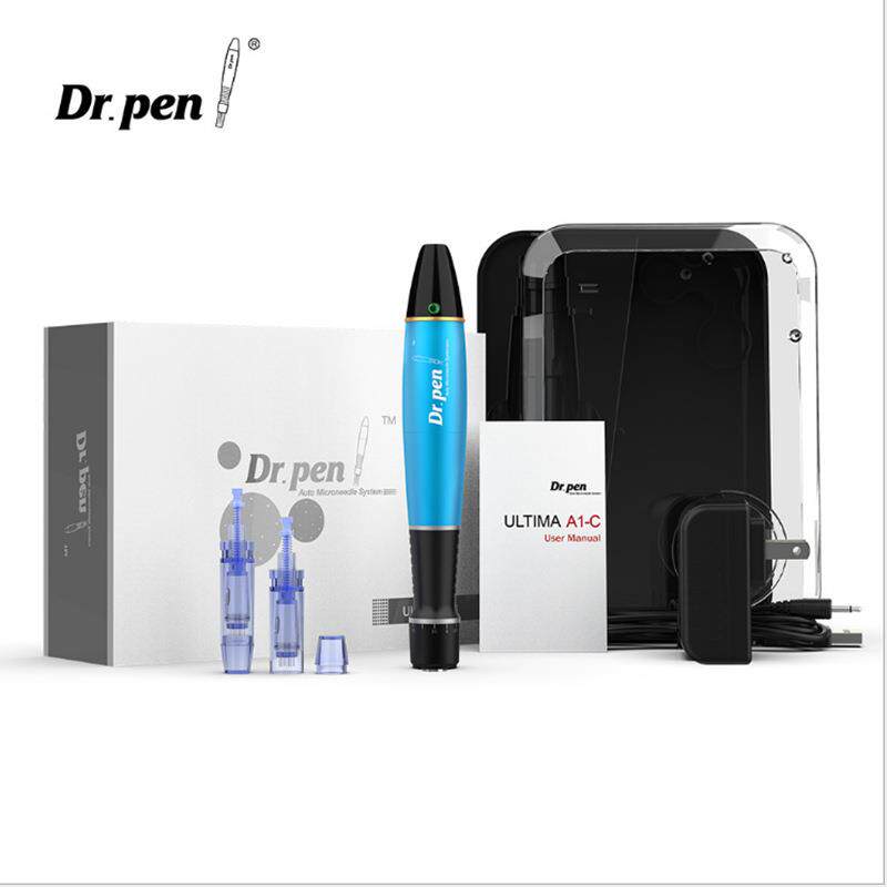 Dr.penA1-W充电款电动微针M8蓝黑款卡扣电子美容仪皮肤管理仪