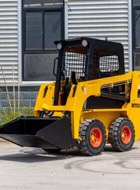 小型装载机HT25小型滑移装载机砂石土装卸搬运多功能装载机