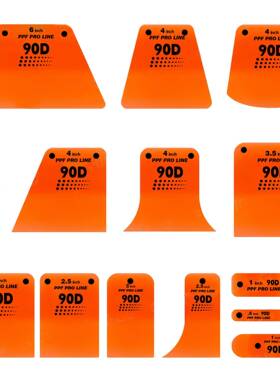 酷耐斯新款汽车贴膜工具PPF牛筋刮板带磁隐形车衣TPU刮板彩盒套装