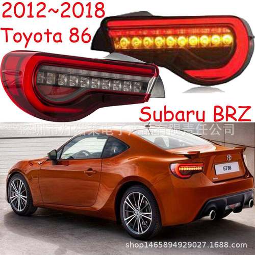适用于2012~2018丰田86尾灯GT86斯巴撸BRZ刹车灯后杠灯