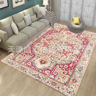 复古欧式波斯地毯土耳其地毯美式乡村客厅卧室床边地毯