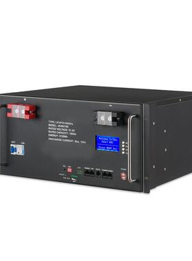 5.12kwhModuleStackableRack48V100Ah200AhLifepo4Server