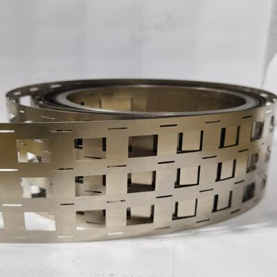 间距27.6孔距26650支架镍片纯镍镀镍钢带支架镍片点焊片