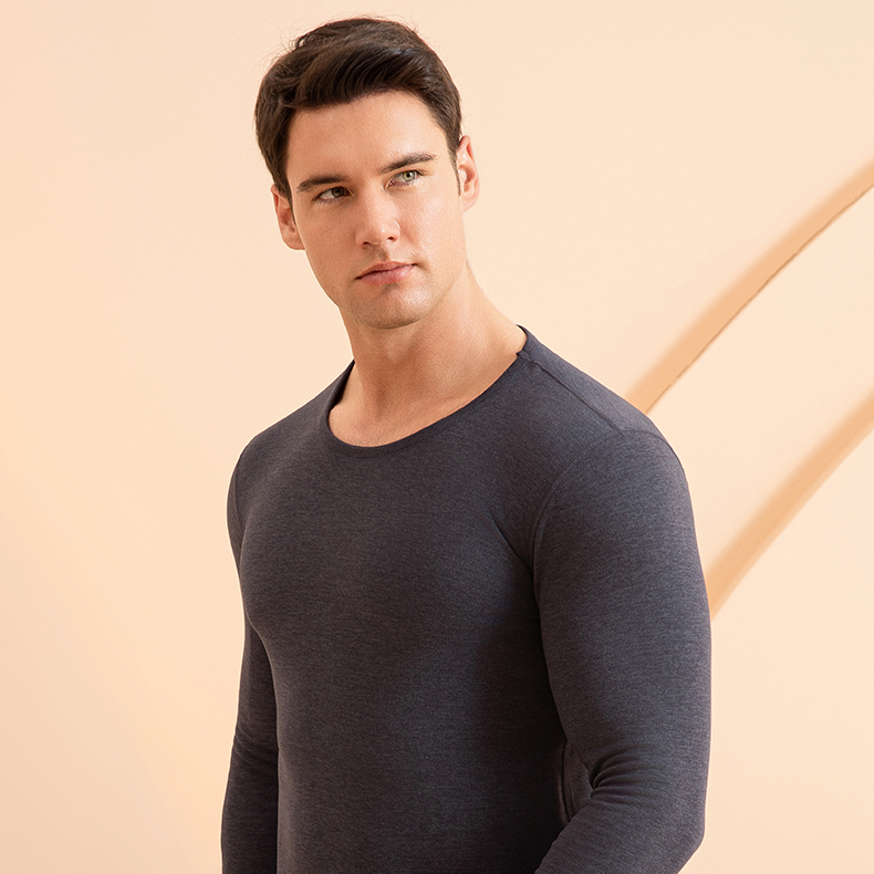 SNOW FLYING/雪中飞S013秋冬男女情侣保暖套装羊绒蚕丝双面磨毛