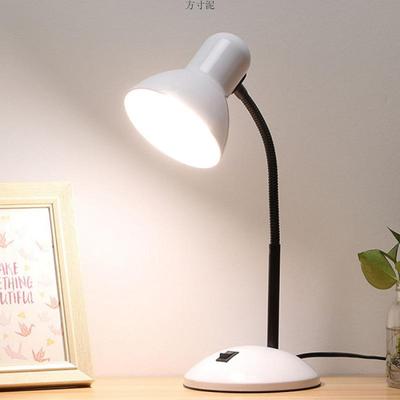 插电式台灯阅读写作书台按键卧室起床工作台灯可调节亮度电商