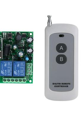 AC110v220V2路遥控开关电器灯具电源无线开关学习型遥控开关