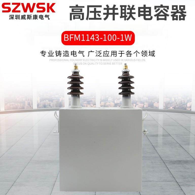 单相高压并联电容器BFM6.36.6√311√3-12√3-10.511.12-1W