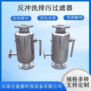 自动反冲洗排污过滤器卧式角通除污器快速除污器立式反冲洗除污器