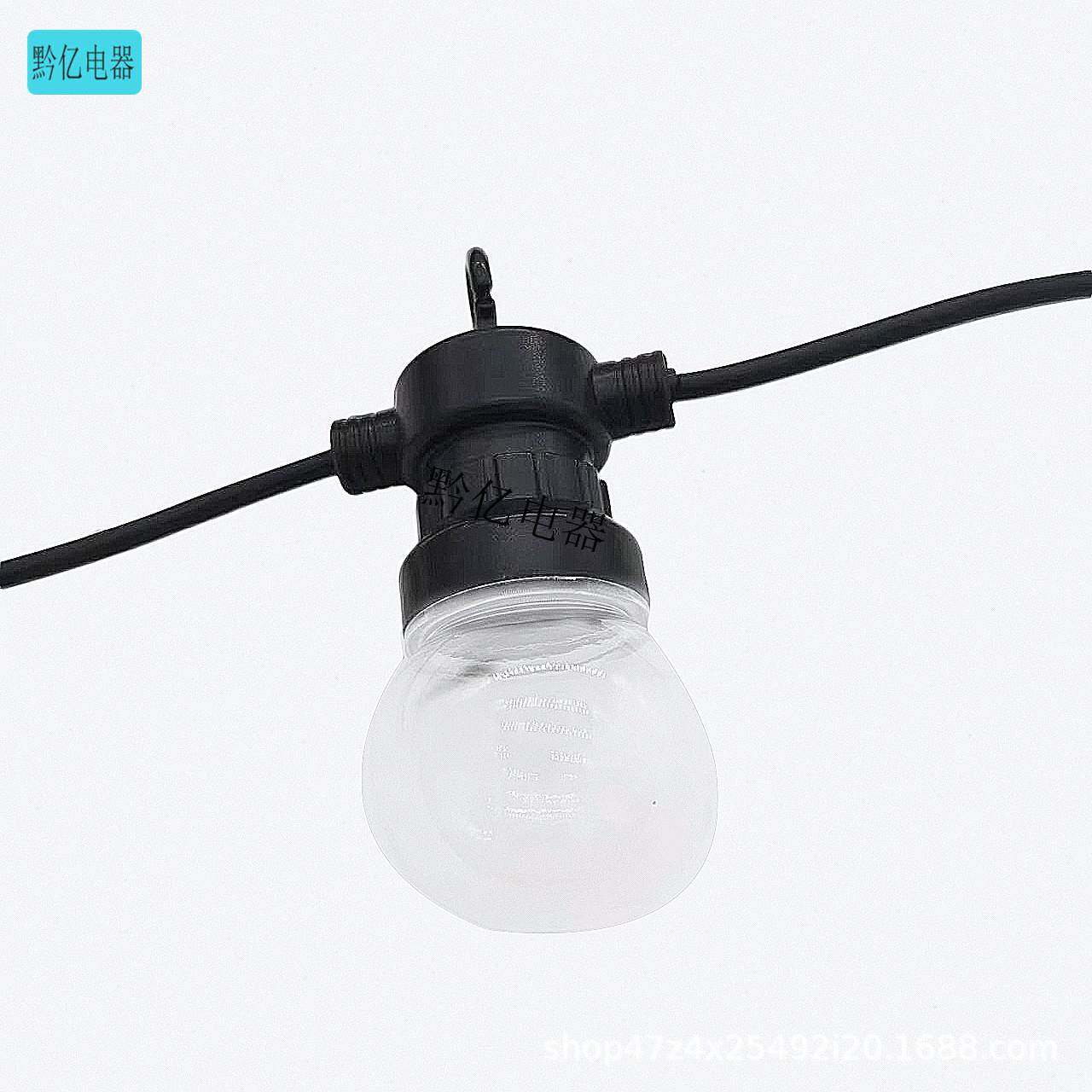 户外防水串灯装饰灯露台太阳能灯泡串灯挂灯婚庆布置led室外灯串