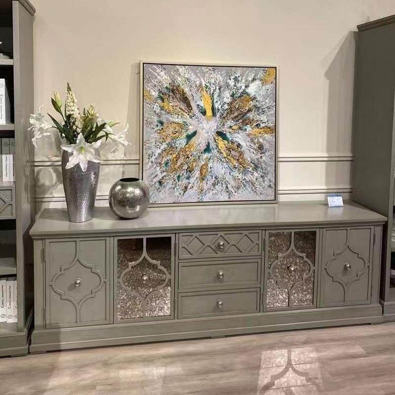 美式乡村实木雕花电视柜复古做旧家用餐边柜整装边柜储物柜收纳柜,农用物资,其他肥料,淘宝优惠券,粉丝福利购,淘宝优惠卷