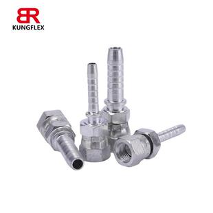 26712高压油管扣压接头美制C型喇叭口直头液压胶管接头