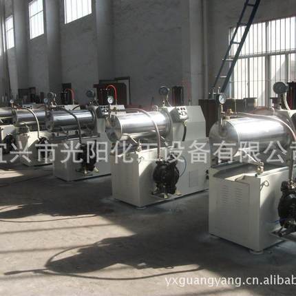 专业制造GWS-30型卧式研磨机密闭砂磨机涂料油漆医药助剂砂磨机