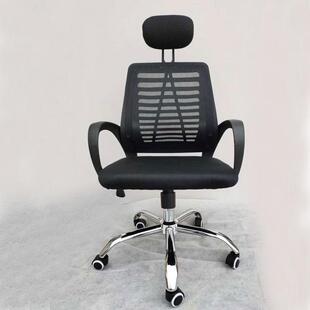 办公椅网布会议高背舒适职员转椅头枕电脑椅宿舍学生家用靠背椅子