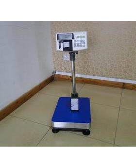带普通纸打印电子台秤,带热敏小票打印,200公斤平台磅秤