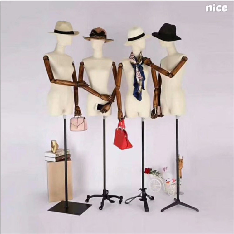 新款锁骨服装模特道具韩版服装店橱窗道具展示架