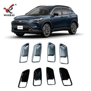 适用于卡罗拉Cross改装内门碗装饰亮框锋兰达锐放专用内把手饰条