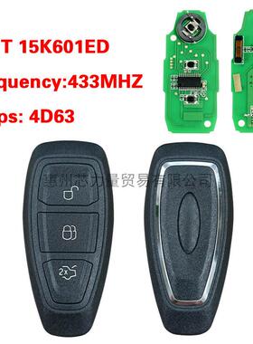 适用11-19福特FocusFiestaC-Max3智能钥匙4D63KR55WK48801