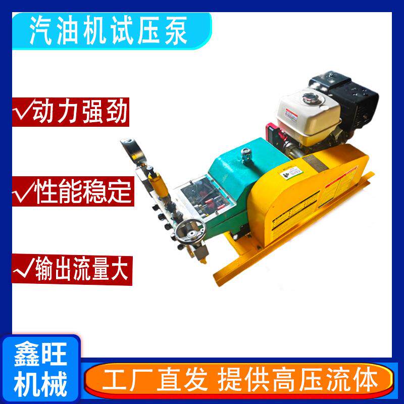 供应液压泵站小型电动汽油泵站超高压大流量便捷试压泵