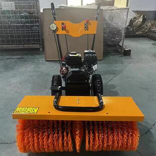 新雷创手推式扫雪机物业小学除雪铲雪设备一机多用可换头