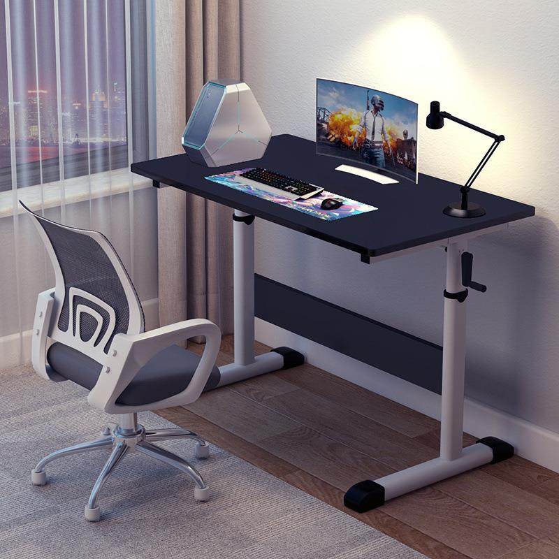 书桌电脑桌手摇办公家用学生写字升降学习桌简易飘窗电竞桌工作台