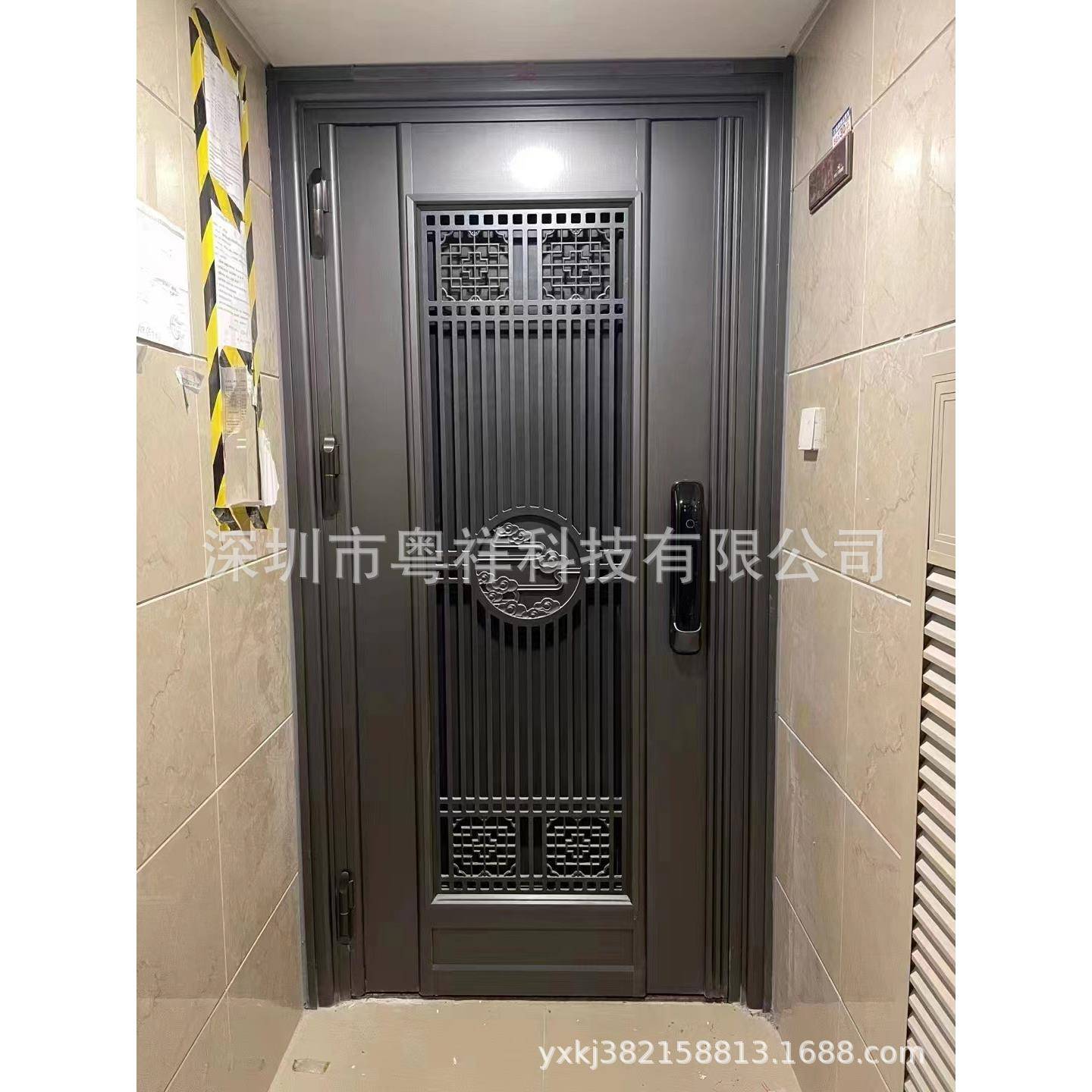 豪华仿古铜透气不锈钢门中门玫瑰金高档入户门新入户不锈钢防盗门