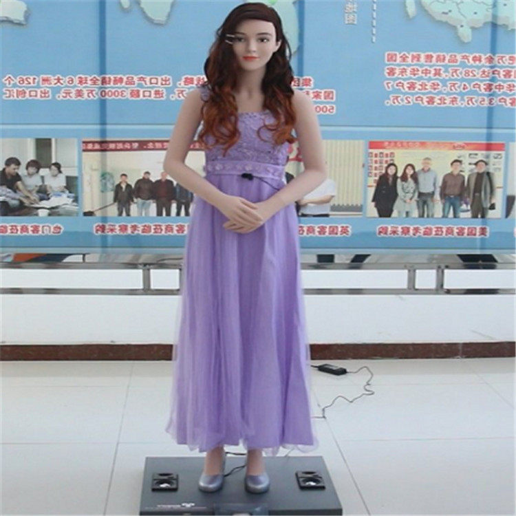 长力迎宾美女机器人 长期供应美女机器人迎宾机器人生产