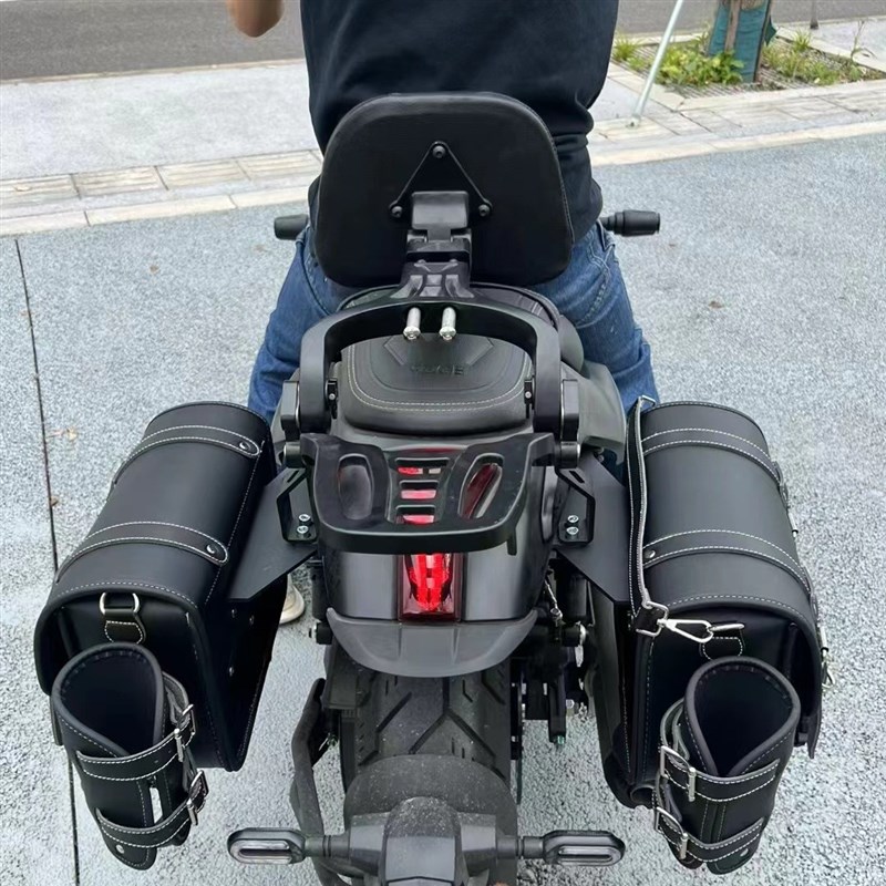 珊艺/复古机车无极CU525金吉拉黑骑500春风450CLC经典款边包改装