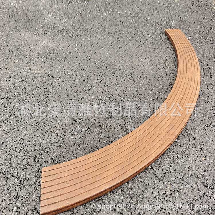 武汉重竹地板户外碳化竹木地板景观平台重竹板弧形地板竹钢地板