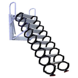 壁挂式室内外伸缩阁楼家用升降梯子隐形半自动折叠简易