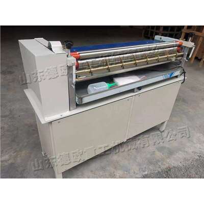 小型不锈钢单面胶水机电动式工业用上胶机纸片瓦楞纸淋胶机器