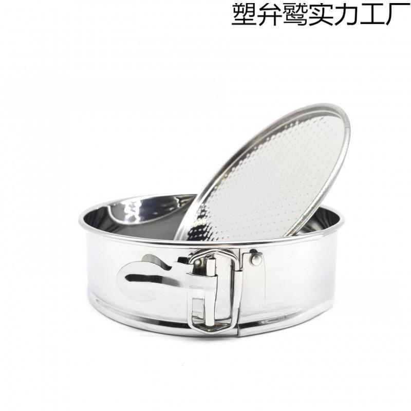 厂家家用不锈钢烘焙蛋糕锁扣蛋糕模具烤盘模厨房烘焙用具