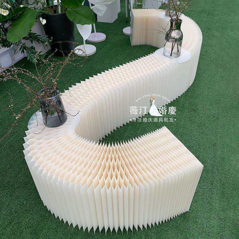 创意展示台多功能伸缩折叠纸展示架落地陈列架风琴纸凳纸质置物架,电子元器件市场,其它元器件,淘宝优惠券,粉丝福利购,淘宝优惠卷