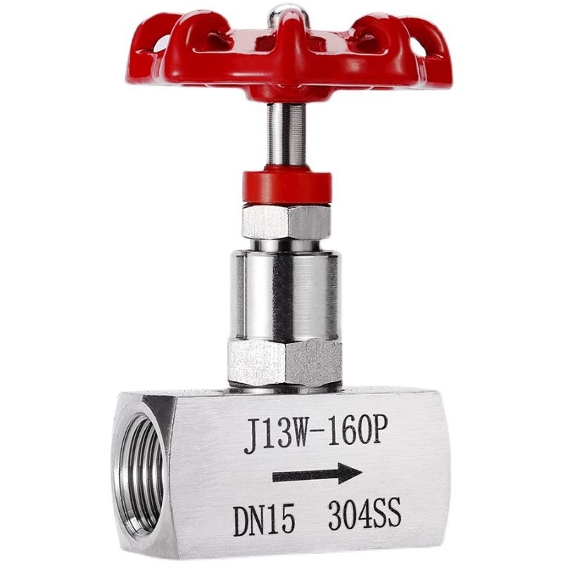 不锈钢304丝口针型阀J13W-160p内螺纹截止阀4分高压仪表阀DN10 15